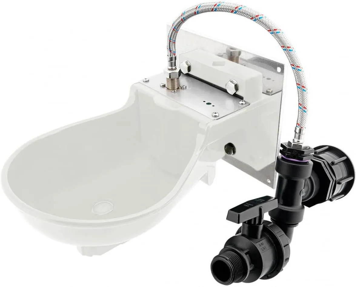 Bild von REKUBIK IBC Adapter S60x6 für Pferdetränke Bacto Protect SB 112 mit Anschlussset für 300 Liter Tank