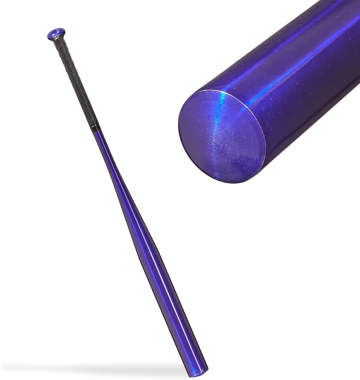 Bild von Relaxdays Aluminium Baseballschläger mit 34 Zoll und rutschfestem Griff in Blau