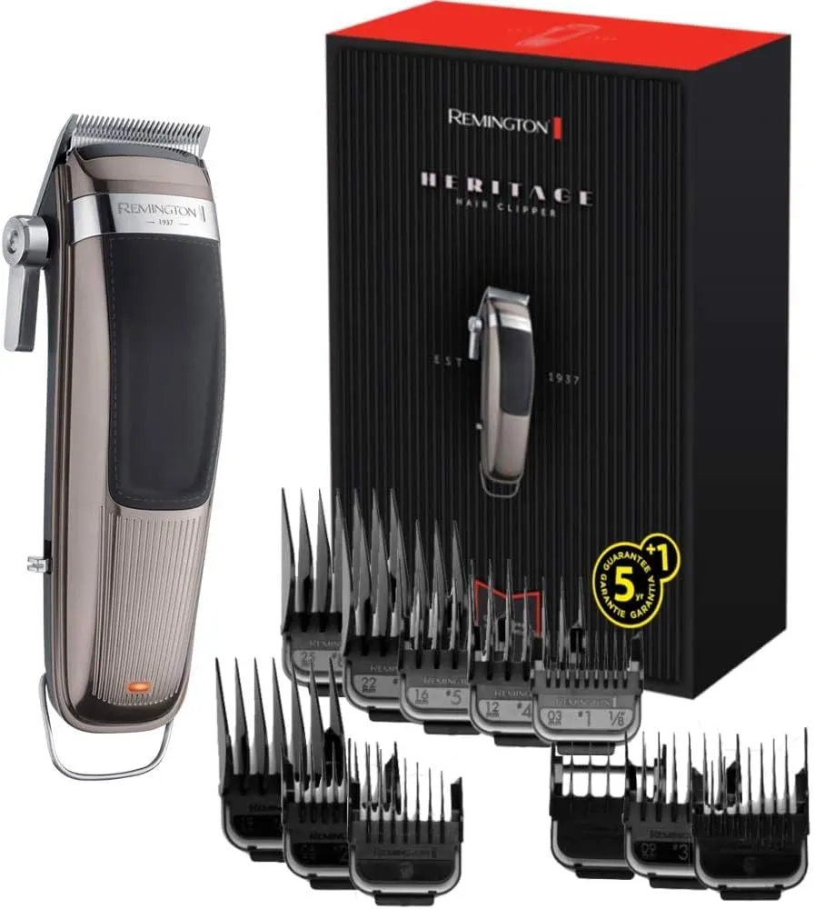 Bild von Remington HC9100 Haarschneidemaschine mit selbstschärfenden Edelstahlklingen und Profi-Motor, inklusive 11 Aufsteckkämmen und Tasche