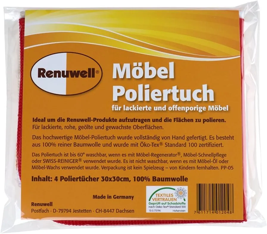 Bild von Renuwell Möbel-Poliertuch 4er Pack