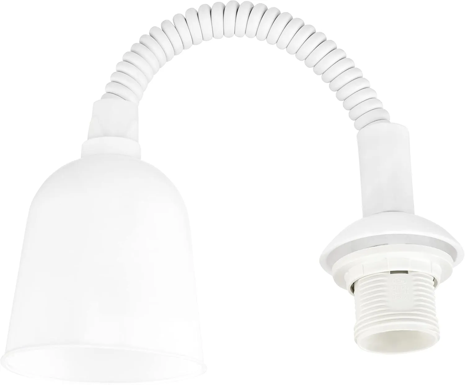 Bild von REV Lampenaufhängung ausziehbar von 50 bis 130 cm für Deckenleuchten, max. 5 kg, 60 Watt, E27, 230 Volt, in Weiß