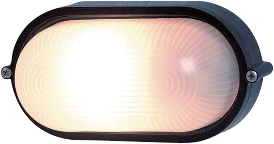 Bild von REV Ovalleuchte 0590053555 für Wand und Decke, bis 60 Watt, IP44, E27, schwarz