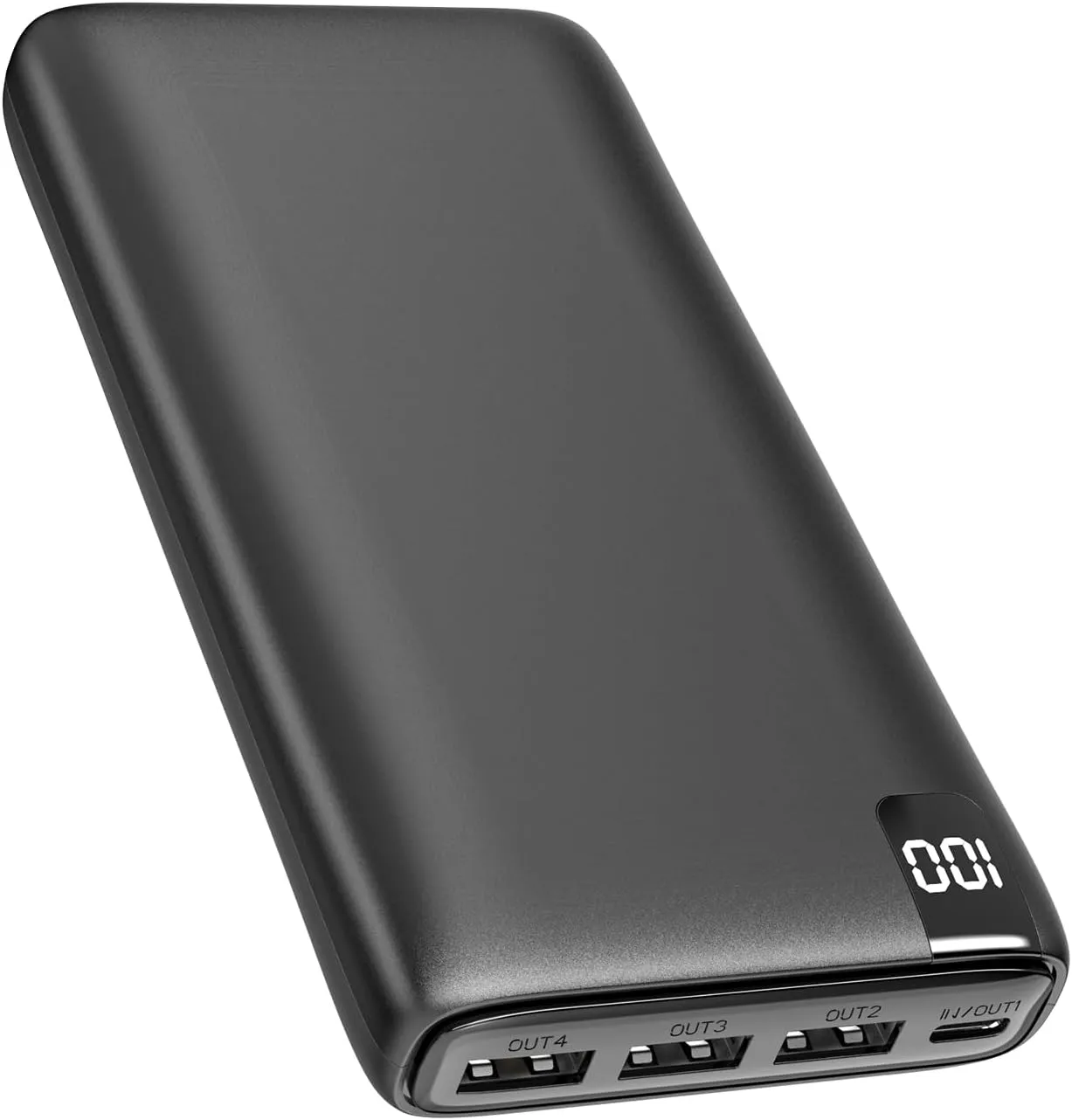 Bild von Riapow 26800mAh Powerbank mit 3A Schnellladung und 4 Ausgängen für Smartphones und Tablets
