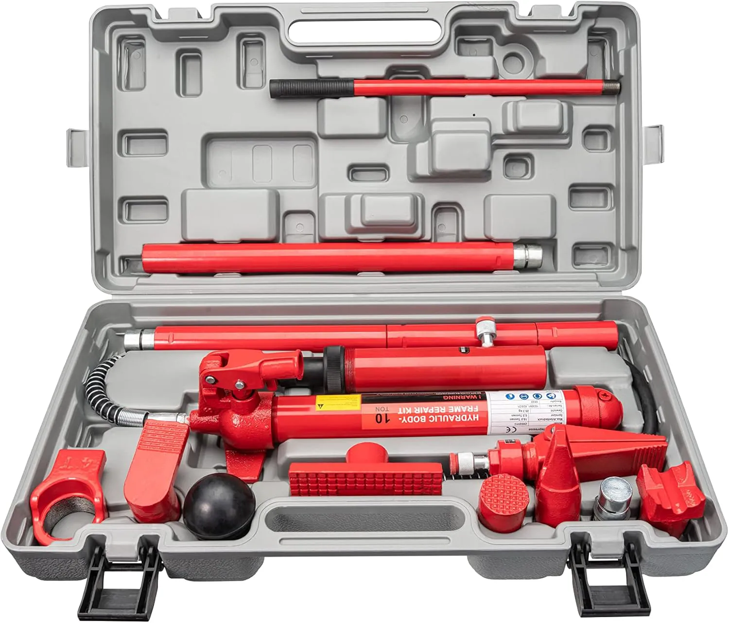 Bild von Richtsatz für Hydraulik Druckpresse zur Karosseriereparatur mit 10 Tonnen Druckkraft