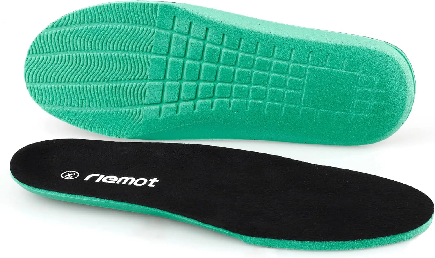 Bild von Riemot Komfort Einlegesohlen für Herren und Damen, schockabsorbierend und schmerzlindern, geeignet für Arbeitsschuhe, Stiefel und Sneaker