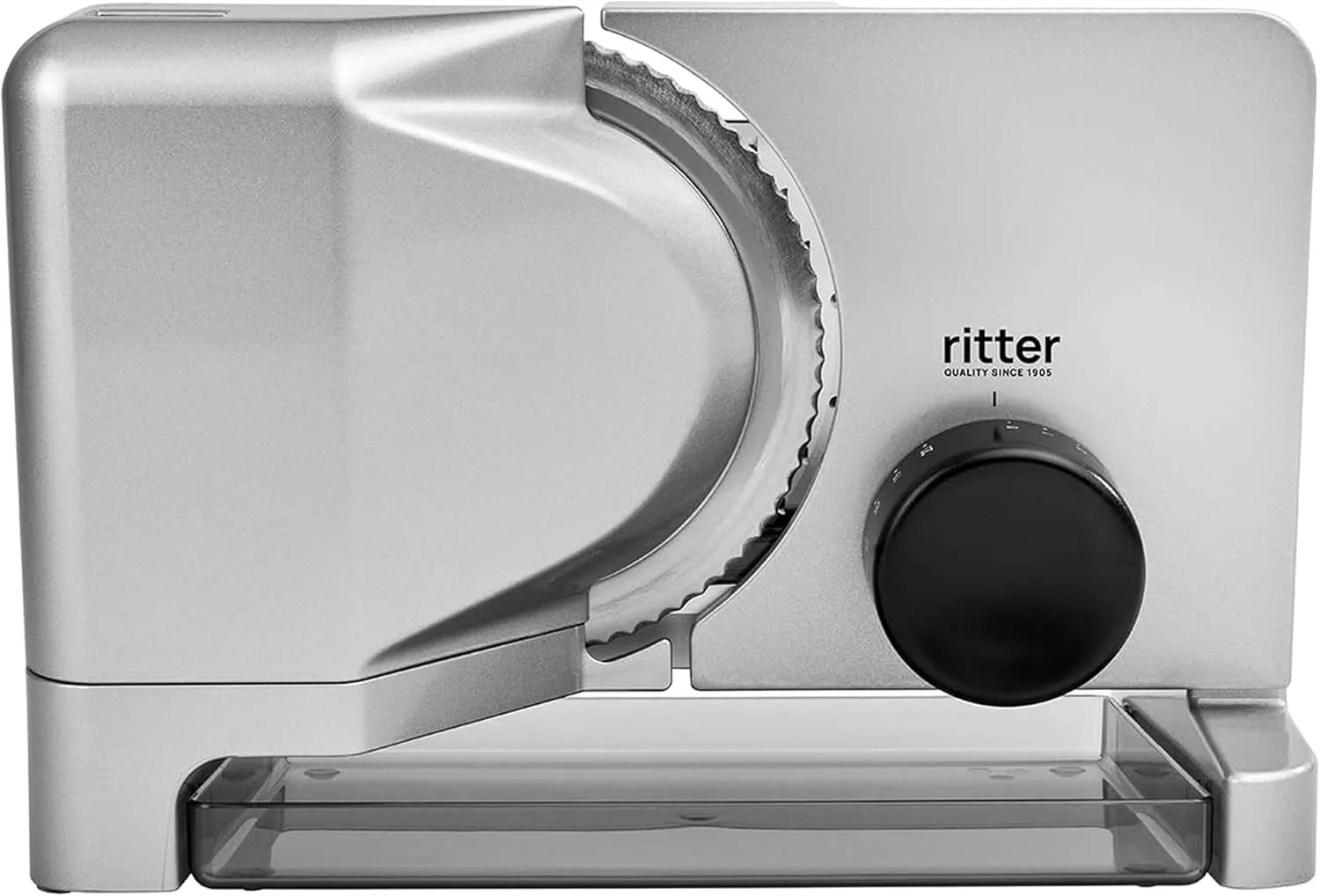 Bild von Ritter E 16 Duo Plus elektrischer Allesschneider aus Metall mit ECO-Motor, Made in Germany, in Silber