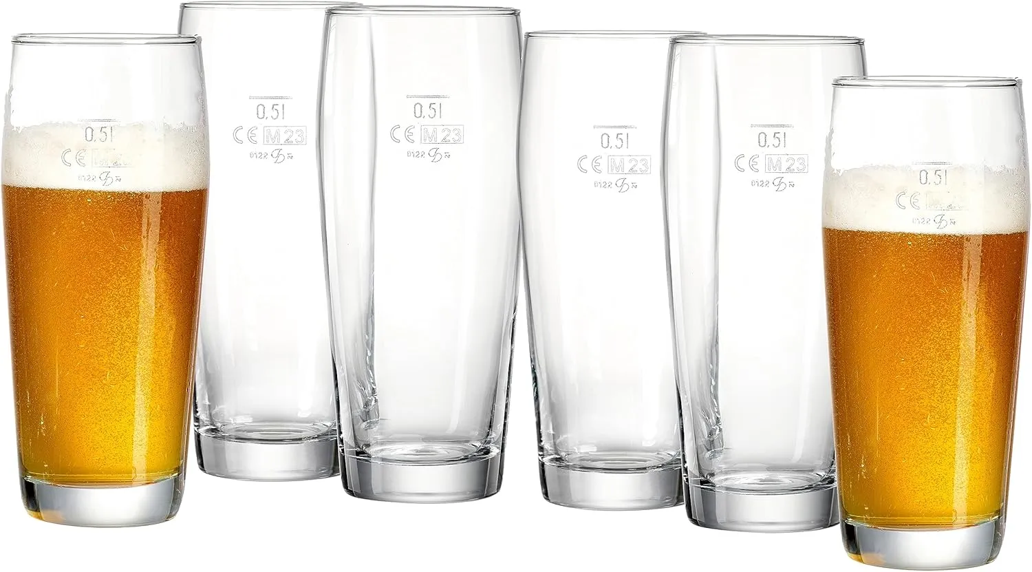 Bild von Ritzenhoff & Breker Willi Bierglas Set 6-teilig mit 500 ml Gläsern