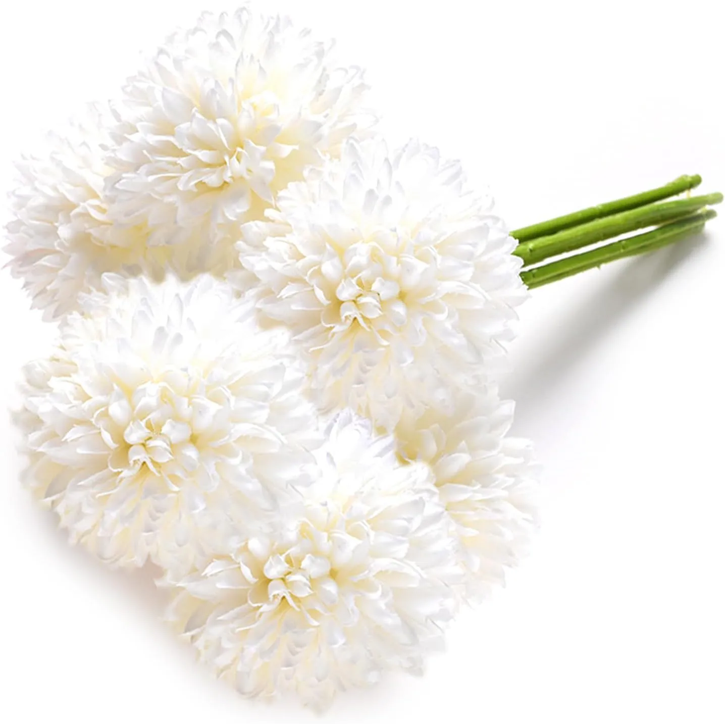 Bild von Rjayaa Kunstblumen Set mit 6 künstlichen Blumen für Hochzeitsdekoration und Vasen