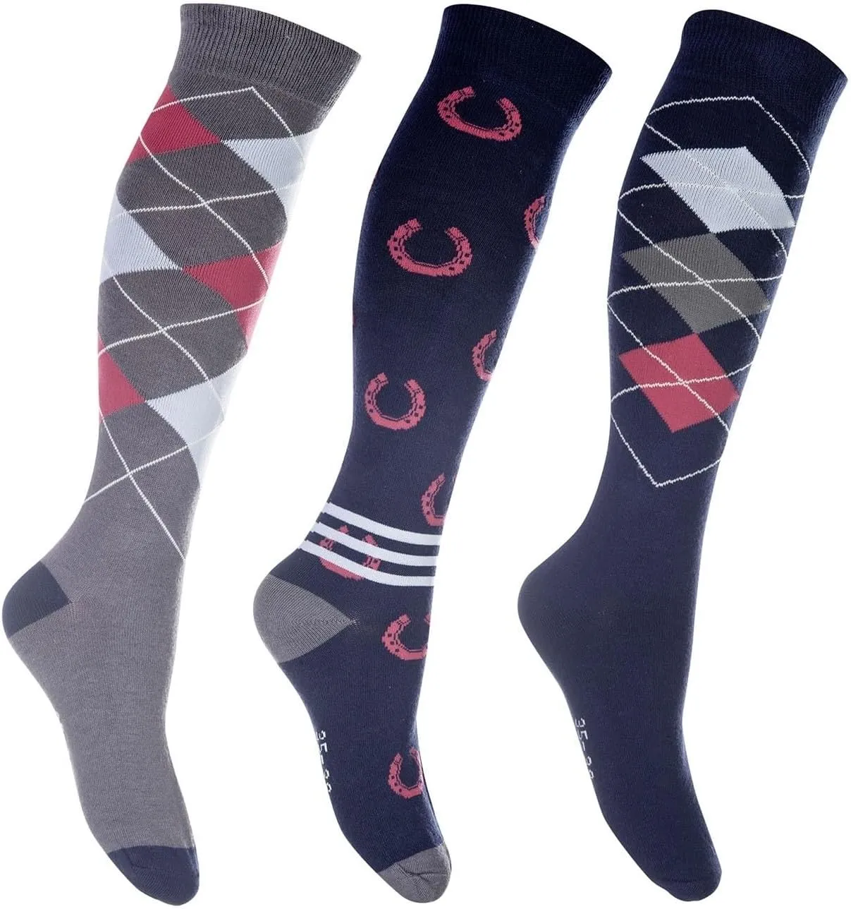 Bild von RL24 Reitsocken Basicline 3er Set für Kinder, Damen und Herren in verschiedenen Farben und Größen