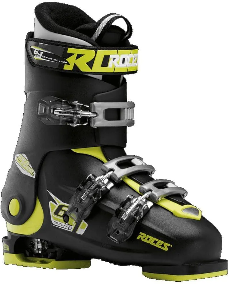 Bild von Roces Kinder Idea Free verstellbarer Skischuh in Deep Pink und Weiß