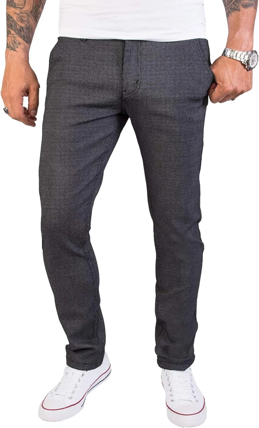 Bild von Rock Creek RC-2154 Herren Chino Hose im Slim Fit für Businessanlässe