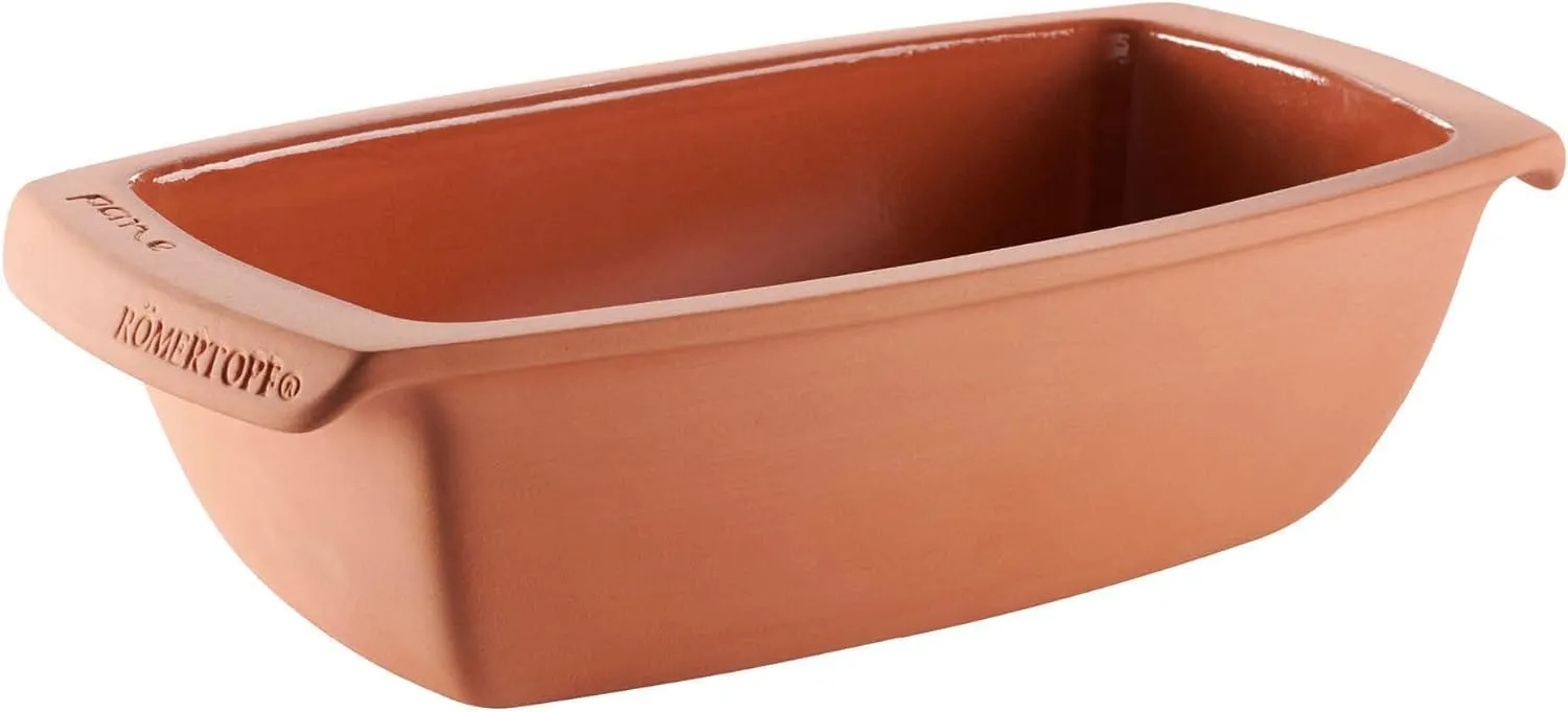 Bild von Römertopf Pane Kastenform für 1 kg Backgut in Terrakotta, 31,5 cm
