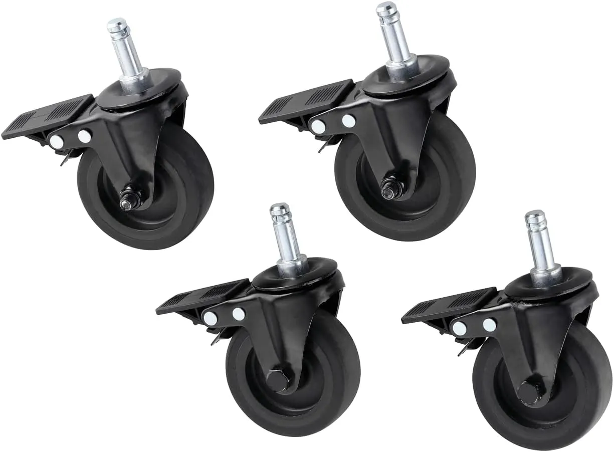 Bild von RÖSLE VIDERO 4er Set Premium Rollen mit langlebiger TPR-Lauffläche und 360 Grad Lenkung für VIDERO und ARTISO Modelle