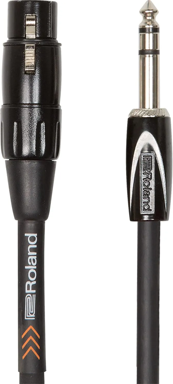 Bild von Roland RCC-10-TRXF Verbindungskabel mit 3 Metern Länge von 6,3 mm TRS-Klinke auf XLR