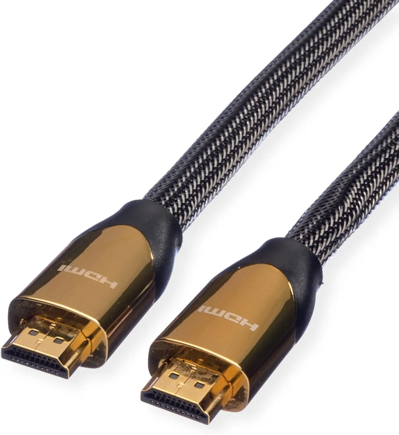 Bild von ROLINE 4K Premium HDMI Kabel mit Ethernet in Schwarz, 3 Meter lang
