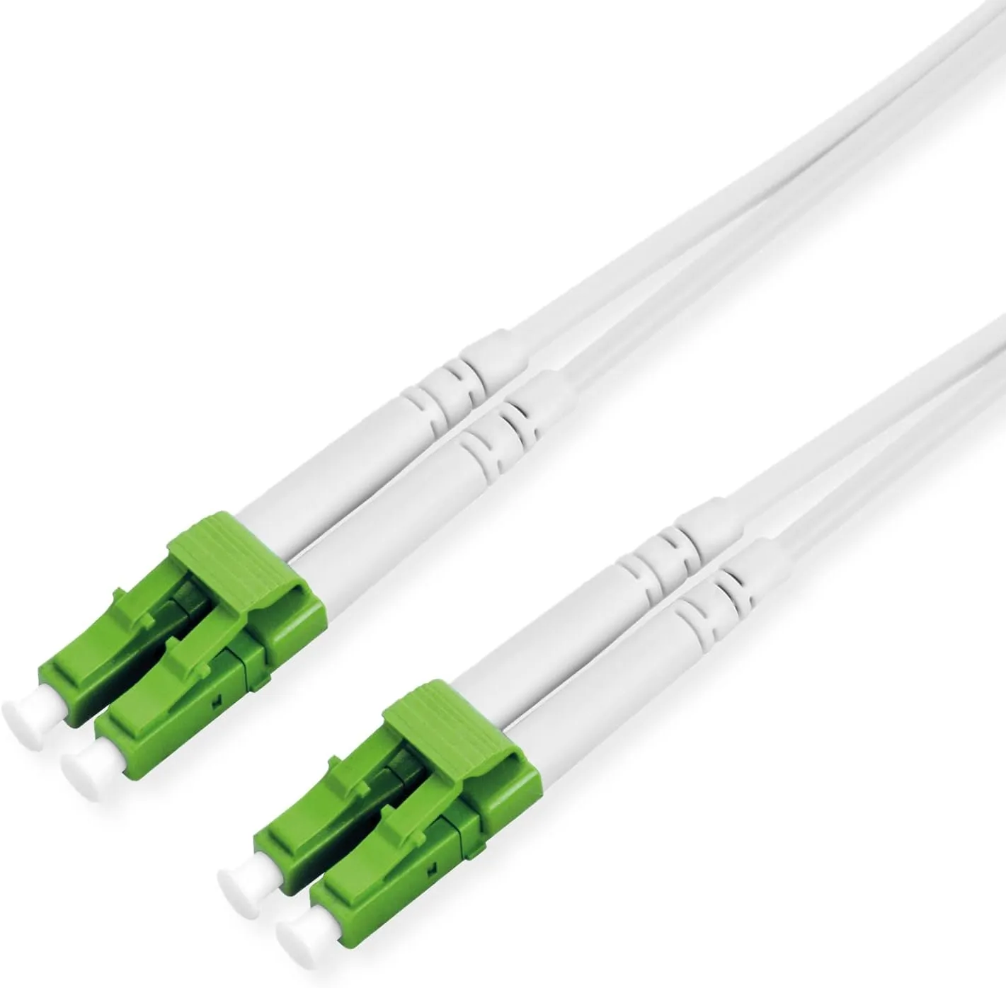 Bild von ROLINE Duplex LWL-Kabel 9/125µm OS2 LC/LC stahlarmiert 5 m in Weiß