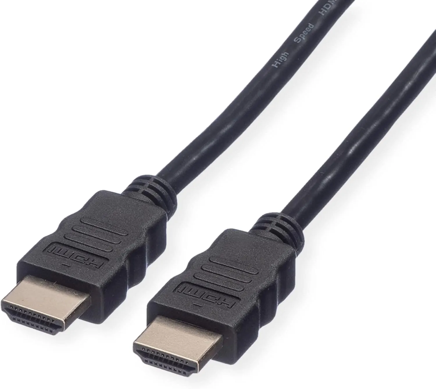 Bild von ROLINE HDMI High Speed Kabel mit Ethernet, 1,5 m, schwarz