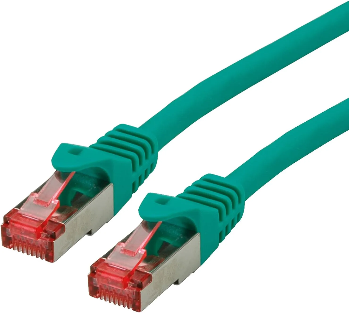 Bild von ROLINE Patchkabel Kat.6 S/FTP 3 m in grün mit LSOH-Material
