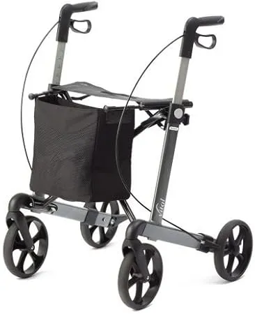 Bild von Rollator Vital Classic in Grau mit einer Höhe von 62 cm
