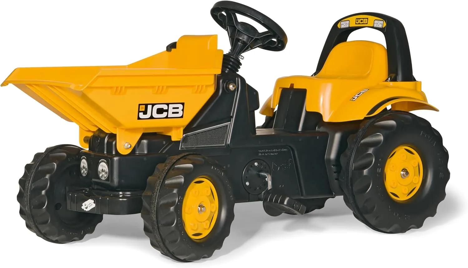 Bild von rolly toys 024247 rollyKid Dumper JCB Kinder Trettraktor mit Kipplader