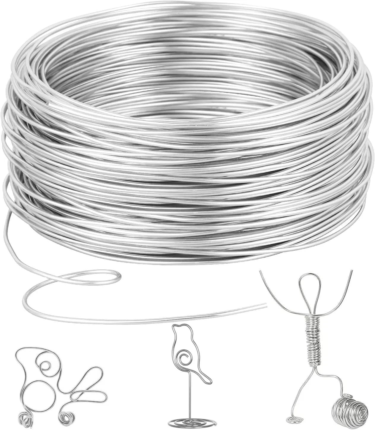 Bild von Romon Aluminium Schmuckdraht für DIY Projekte, 2 mm dick und 10 m lang