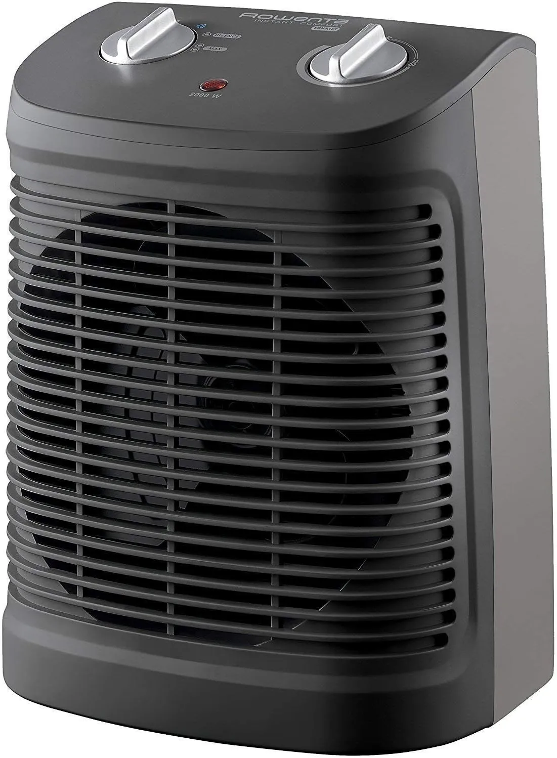 Bild von Rowenta SO2320 Heizlüfter mit 2000 Watt und zwei Leistungsstufen, kompakt und leise, in Grau