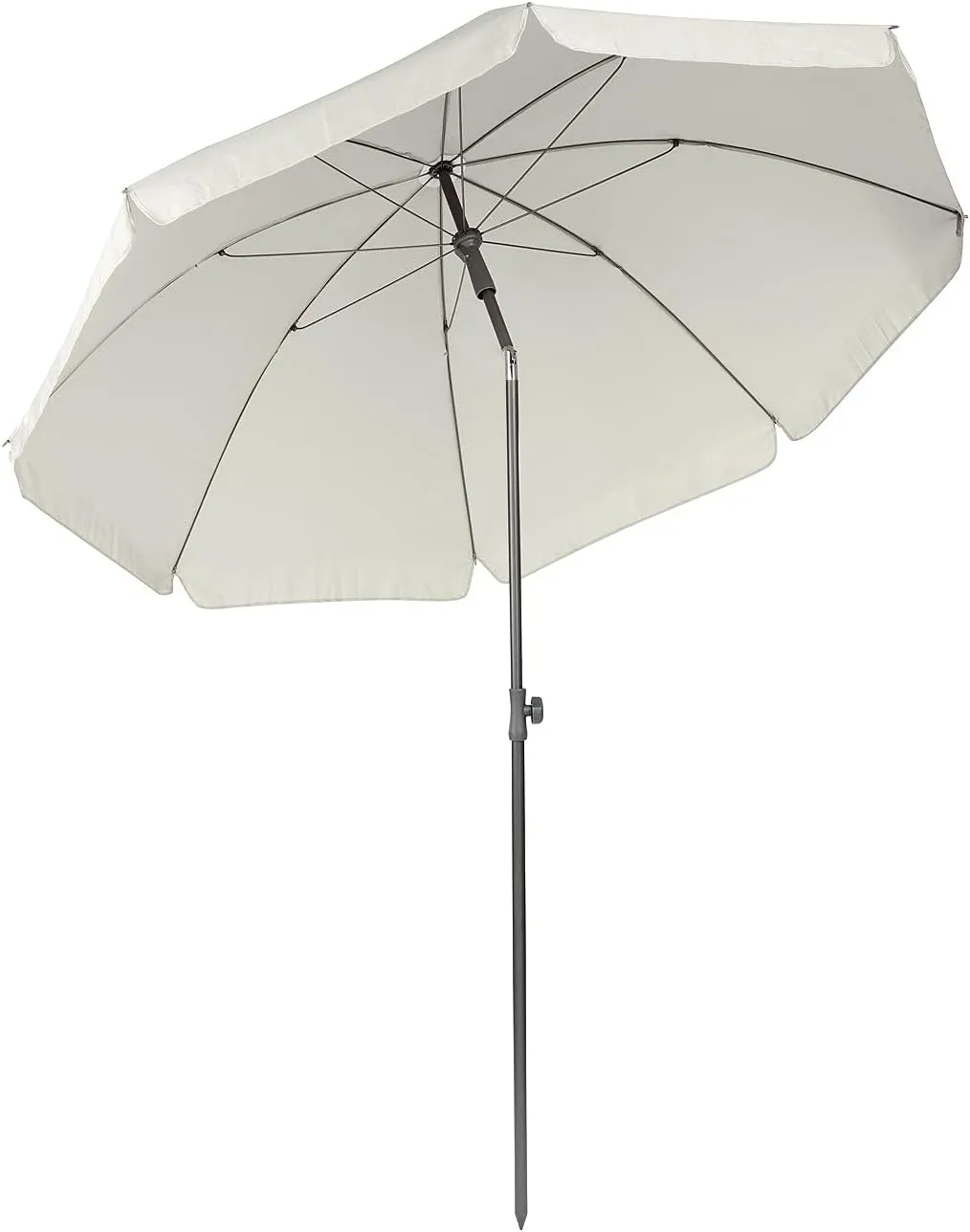 Bild von Royal Gardineer 2-teiliger Sonnenschirm Ø200 cm mit UV 50+ Schutz für Balkon und Strand