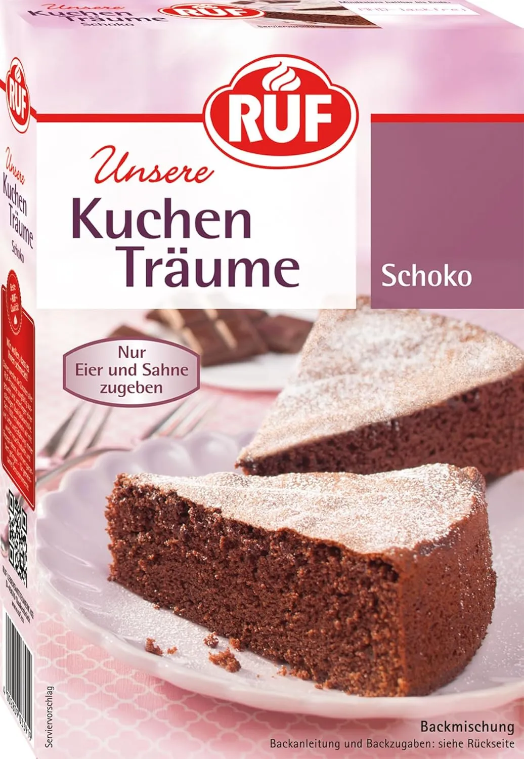 Bild von RUF Kuchen Träume Schoko Backmischung für einen luftigen Schokokuchen