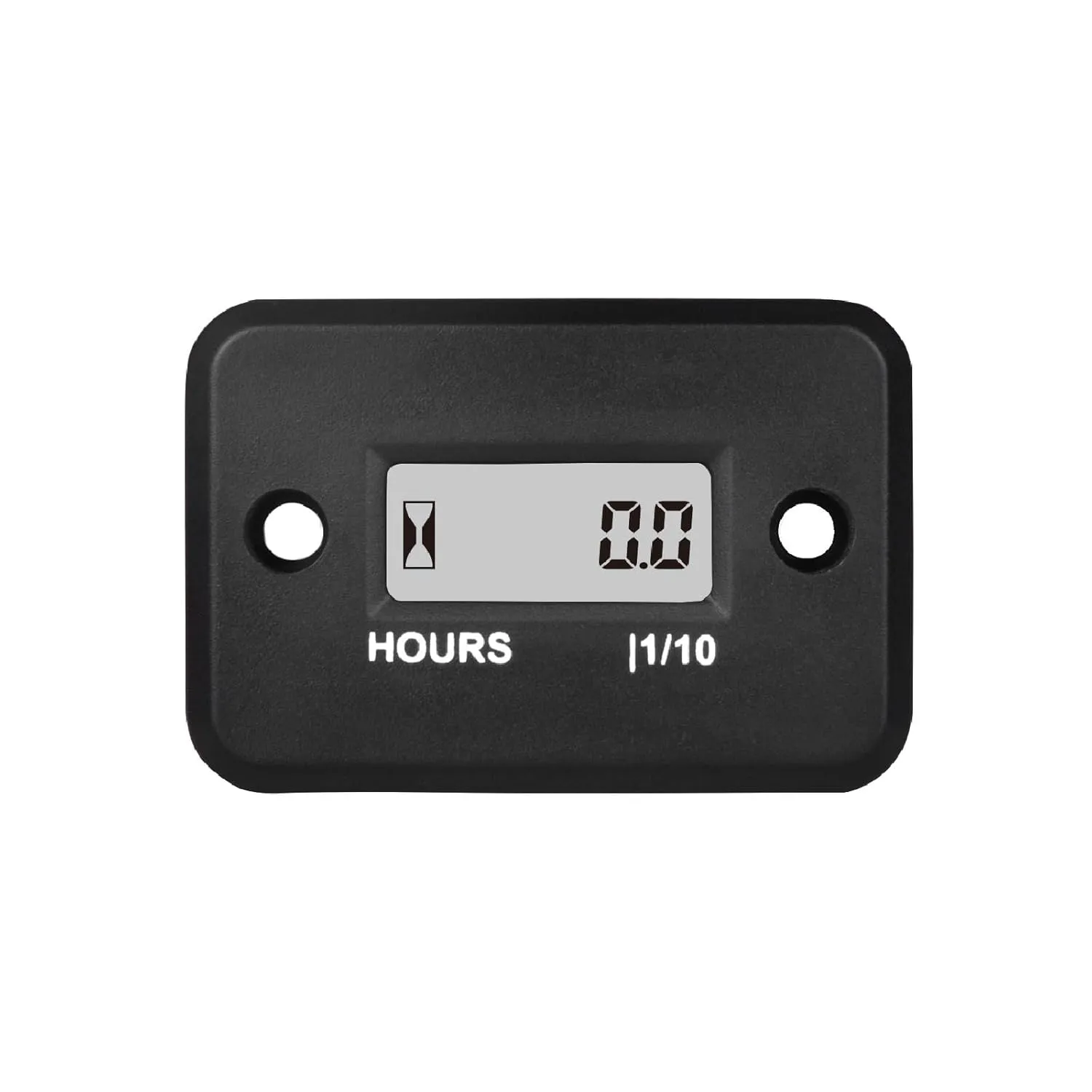 Bild von Runleader HM006A-BK Digitaler Betriebsstundenzähler für Rasenmäher, Traktoren, Generatoren und mehr