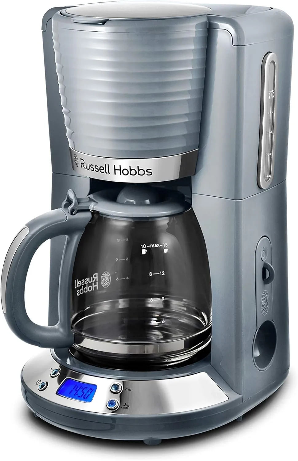 Bild von Russell Hobbs 24393-56 Inspire Kaffeemaschine mit digitalem Timer, 1,25 l Glaskanne und Warmhalteplatte für bis zu 10 Tassen