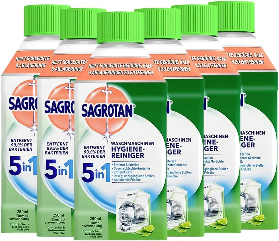 Bild von Sagrotan Waschmaschinen Hygiene-Reiniger Set mit 6 Flaschen à 250 ml