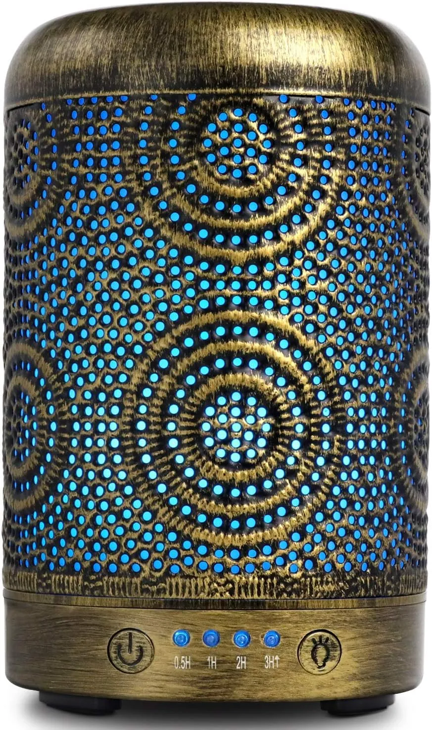 Bild von SALKING Aroma Diffuser aus Metall mit automatischer Abschaltung und 7 Farben für ätherische Öle, ideal für Zuhause, Büro oder Yoga