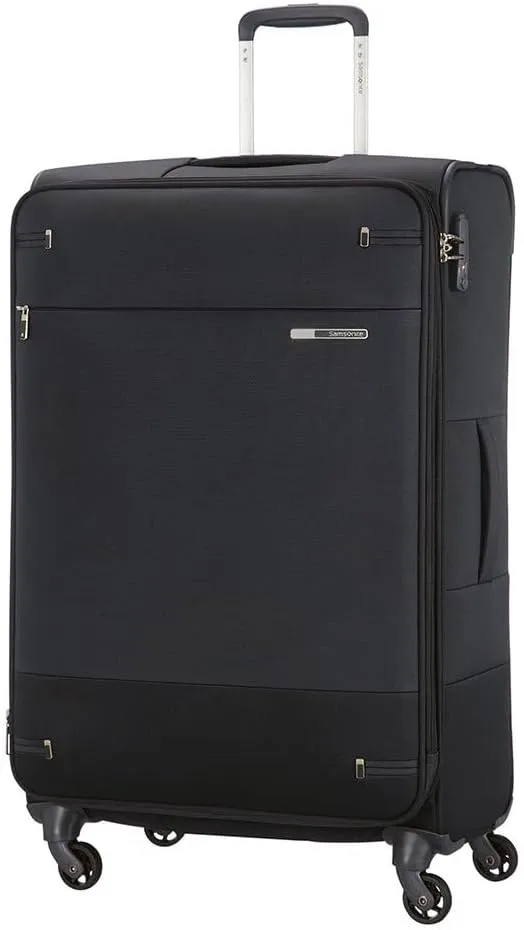 Bild von Samsonite Base Boost Spinner Koffer in Schwarz, 78 cm, erweiterbar mit 105 bis 112,5 Litern Volumen