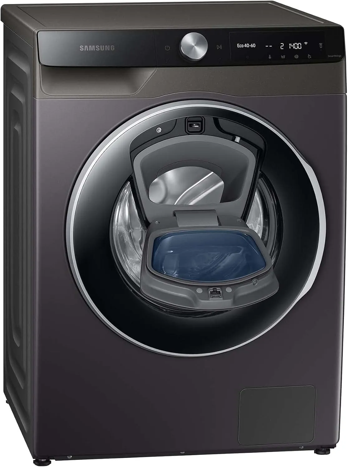 Bild von Samsung Waschmaschine WW80T654ALX mit 8 kg Fassungsvermögen, 1400 U/min, Ecobubble, AddWash, WiFi SmartControl und Hygiene-Dampfprogramm in Edelstahloptik