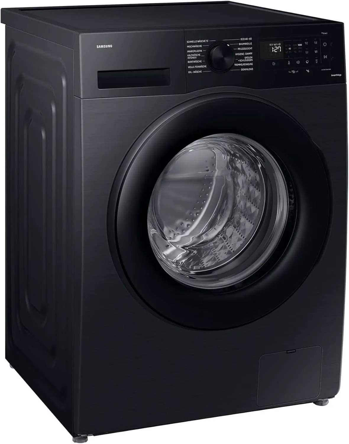 Bild von Samsung Waschmaschine WW90CGC04AABEG mit 9 kg Fassungsvermögen, 1400 U/min und WiFi SmartControl in Schwarz