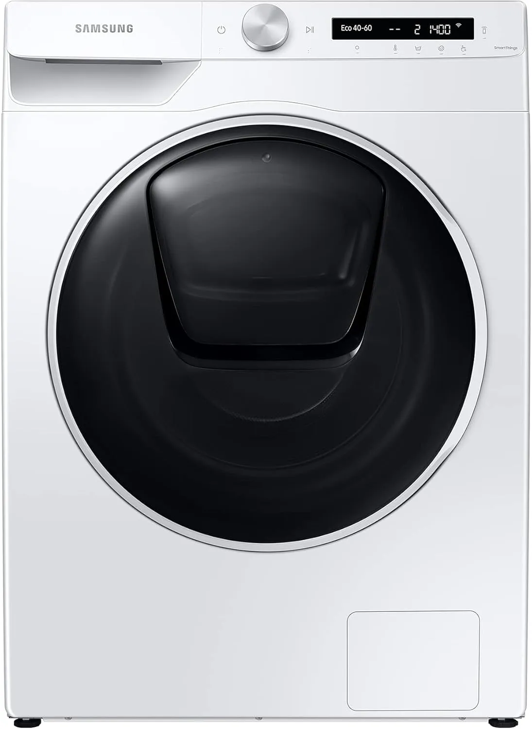 Bild von Samsung WD11T554AWW/S2 Waschtrockner mit 10,5 kg Waschen und 6 kg Trocknen, 1400 U/min, AddWash, Ecobubble und Hygiene-Dampfprogramm in Weiß