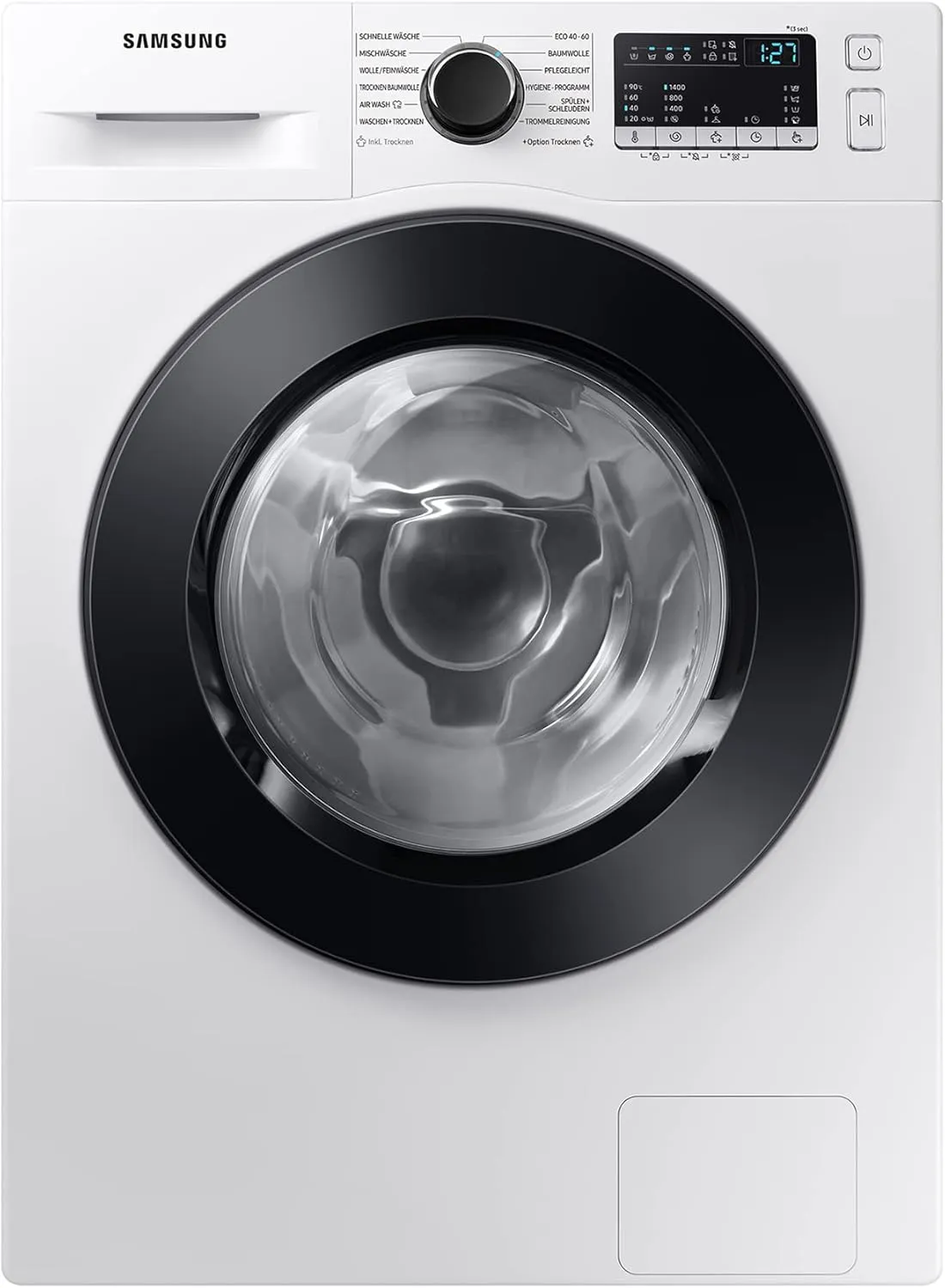 Bild von Samsung WD81T4049CE Waschtrockner mit 8 kg Waschen und 5 kg Trocknen, 1400 U/min, Ecobubble und Hygiene-Dampfprogramm in Weiß