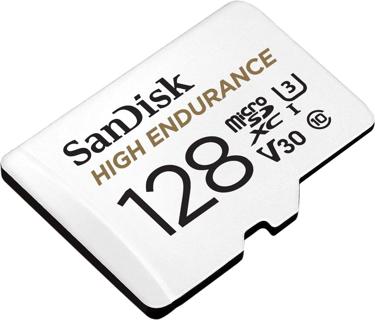 Bild von SanDisk High Endurance microSDXC Speicherkarte 128 GB mit Adapter für Dash-Cams und Überwachungskameras