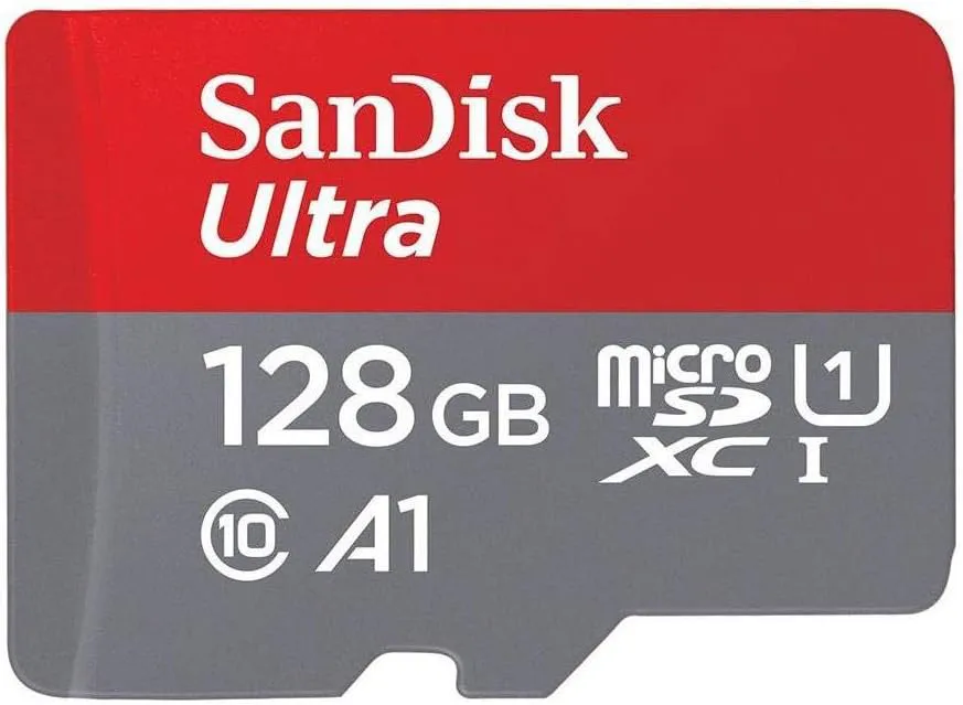 Bild von SanDisk Ultra 128GB MicroSDXC Speicherkarte mit SD-Adapter und A1 App-Leistung bis zu 100 MB/s