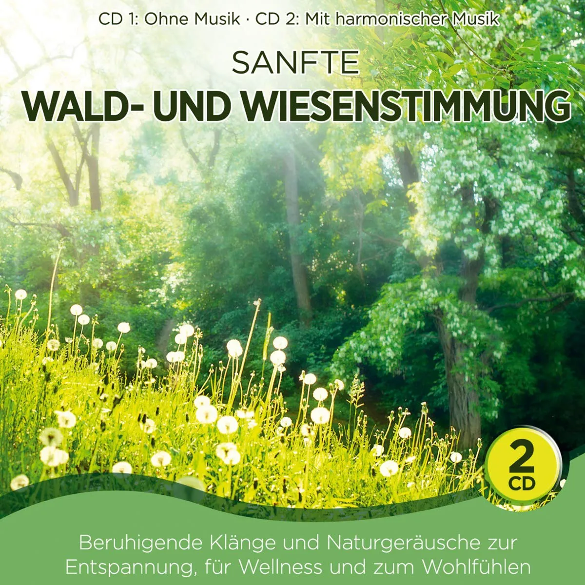 Bild von Sanfte Wald- und Wiesenstimmung CD Set mit beruhigenden Klängen zur Entspannung