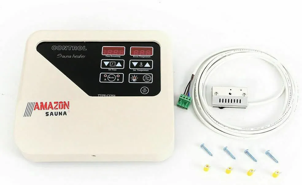 Bild von Saunasteuerung 3-9 kW mit LED-Anzeige für Saunaofen und Licht