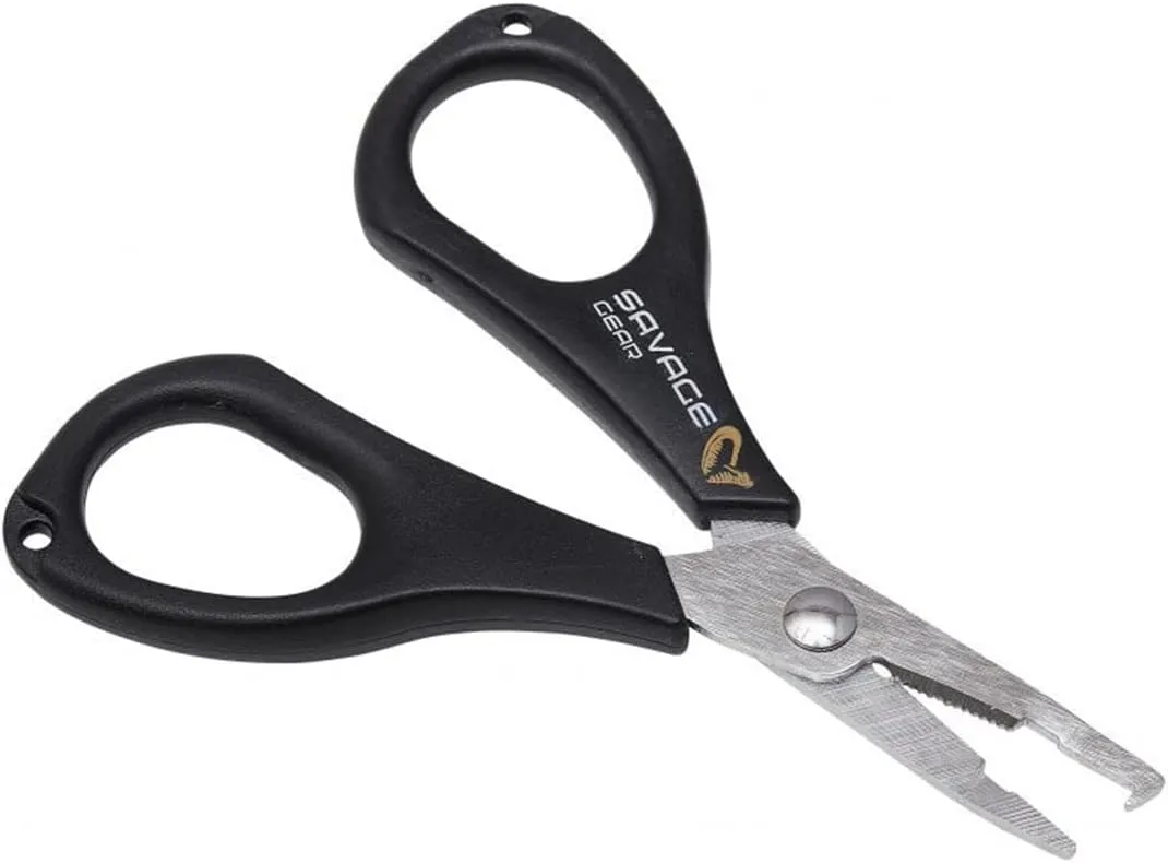 Bild von Savage Gear Angelschere 11 cm für geflochtene und monofile Schnüre mit Sprengringzange