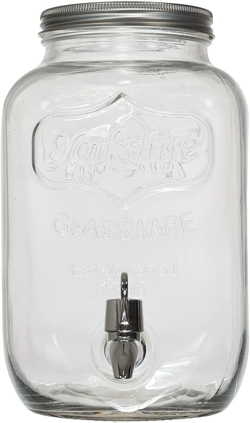 Bild von Saveur et Degustation KV7169 Glasgetränkeflasche mit 4 Litern, klar und in den Maßen 15 x 15 x 25,5 cm