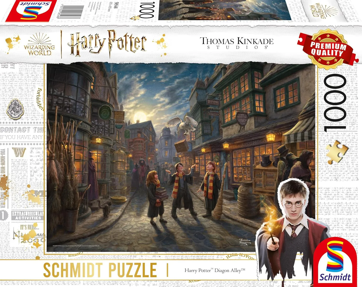 Bild von Schmidt Spiele 58548 Harry Potter Diagon Alley Puzzle mit 1000 Teilen von Thomas Kinkade