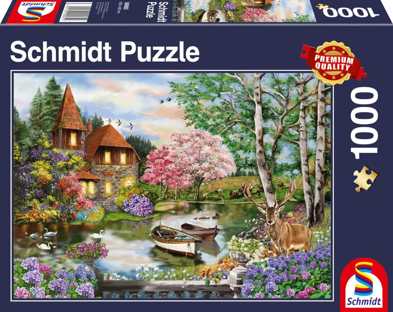 Bild von Schmidt Spiele 58985 Puzzle Haus am See mit 1000 Teilen