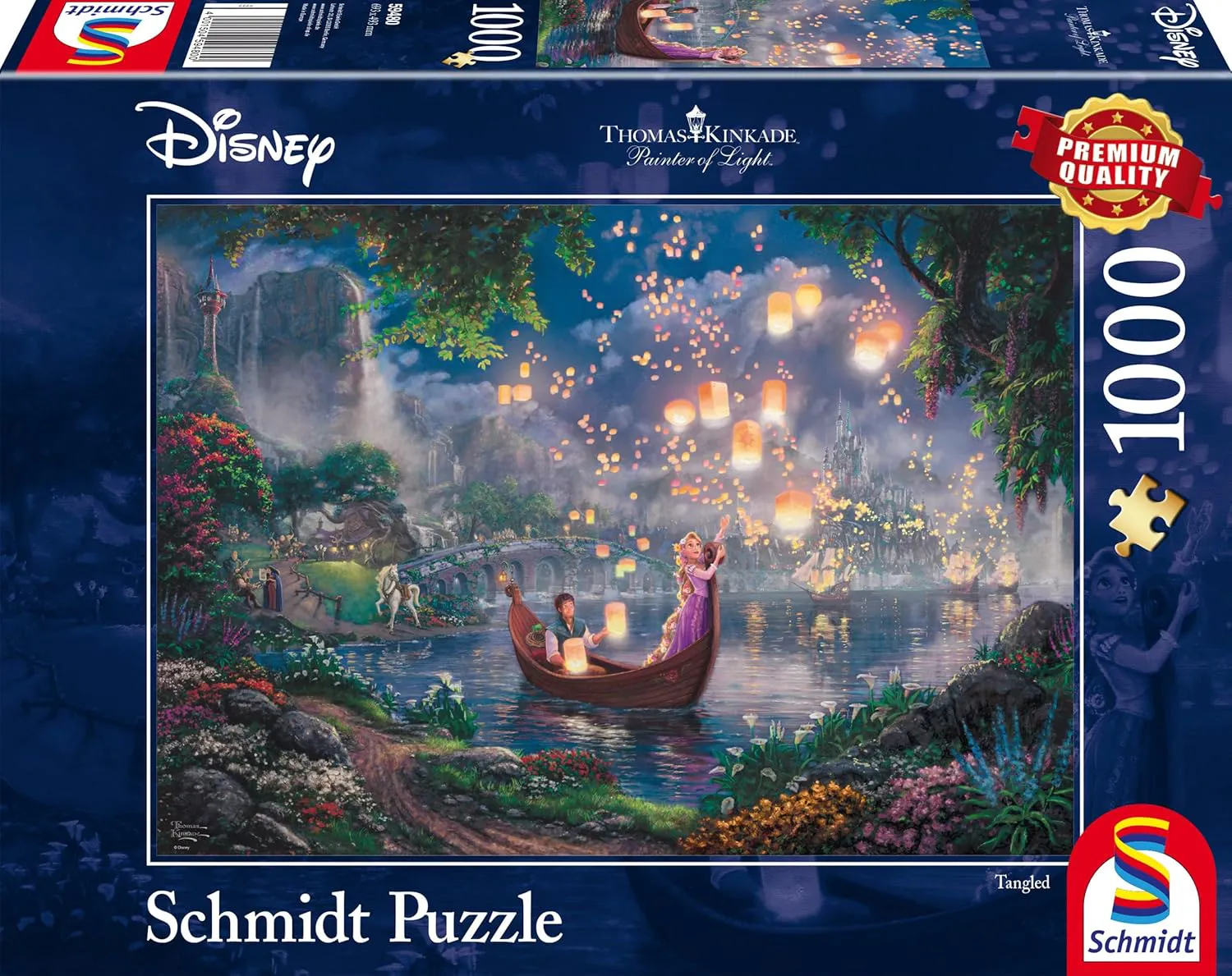 Bild von Schmidt Spiele 59480 Rapunzel Puzzle mit 1000 Teilen in bunten Farben