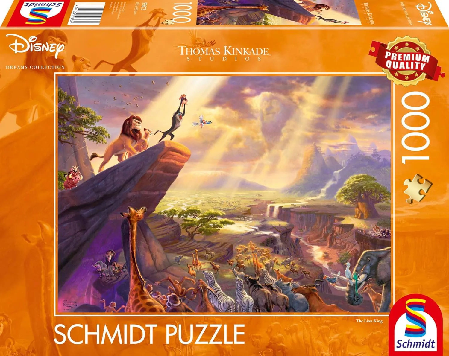 Bild von Schmidt Spiele 59673 Puzzle König der Löwen mit 1000 Teilen