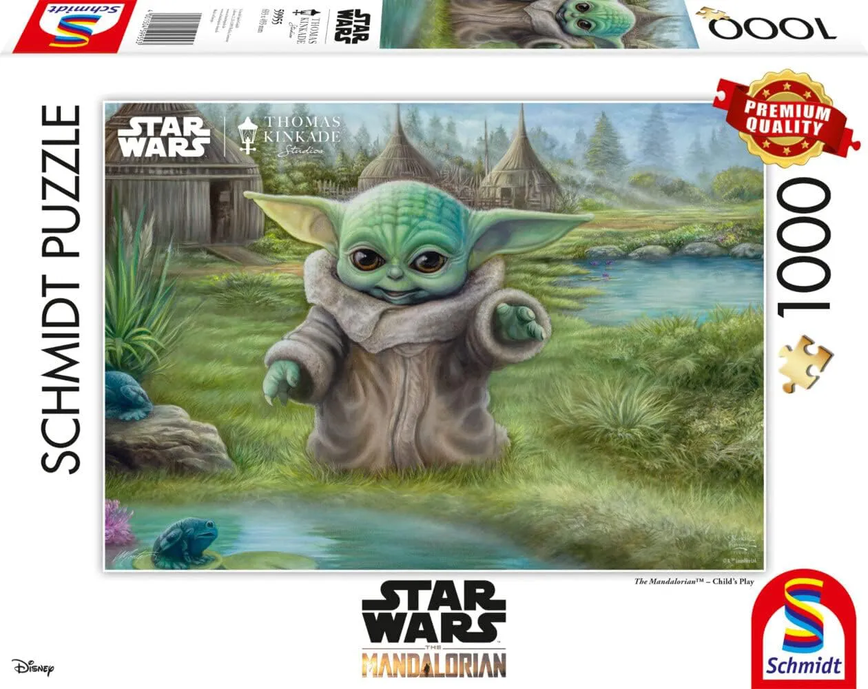 Bild von Schmidt Spiele 59955 Mandalorian Puzzle mit 1000 Teilen in bunten Farben