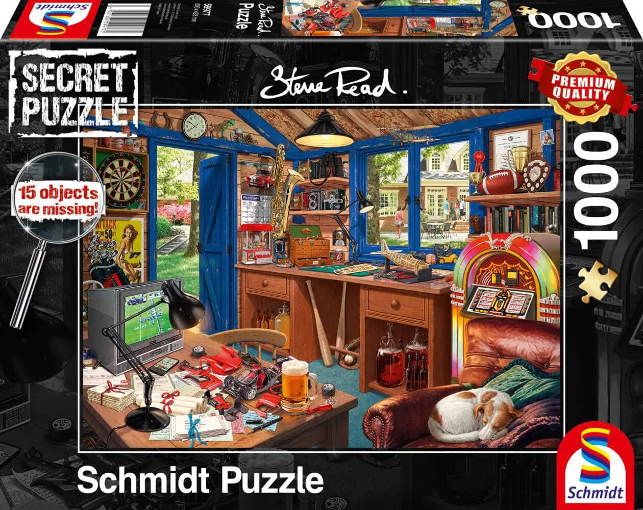 Bild von Schmidt Spiele 59977 Secret Puzzle Vaters Werkstatt mit 1000 Teilen