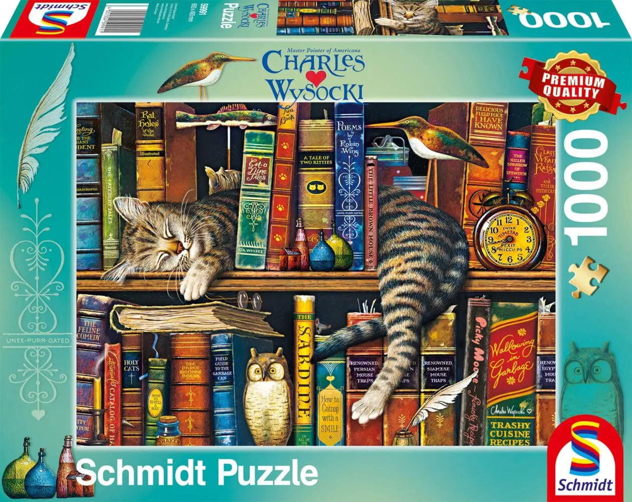 Bild von Schmidt Spiele 59991 Puzzle von Charles Wysocki mit 1000 Teilen in Mehrfarbig